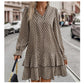 Ladies Bohemian V-Neck Dress