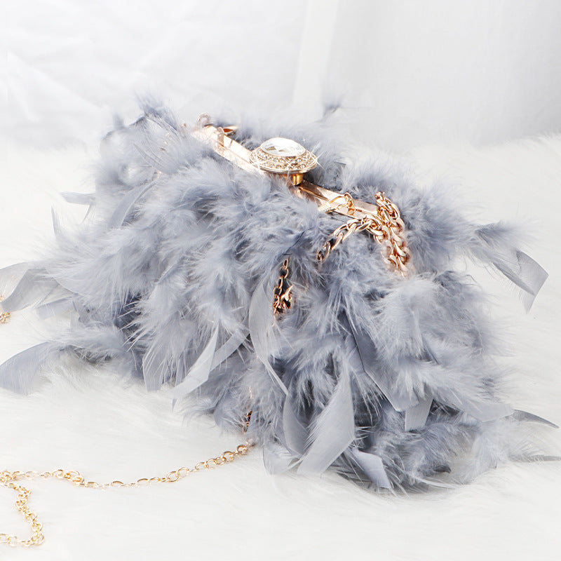 Rhinestone-encrusted Dinner Purse
