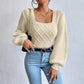 Women's Square Collared Sweater