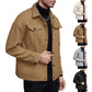 Men's Lapel Woolen Casual Sports Jacket