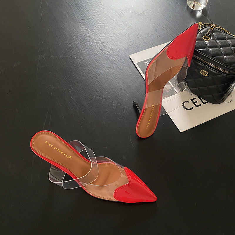 Transparent Stiletto High Heels