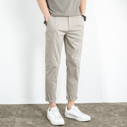 Men's Straight Leg  Rabbit Fur Trousers