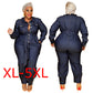 Plus Size Lazada Denim Rompers