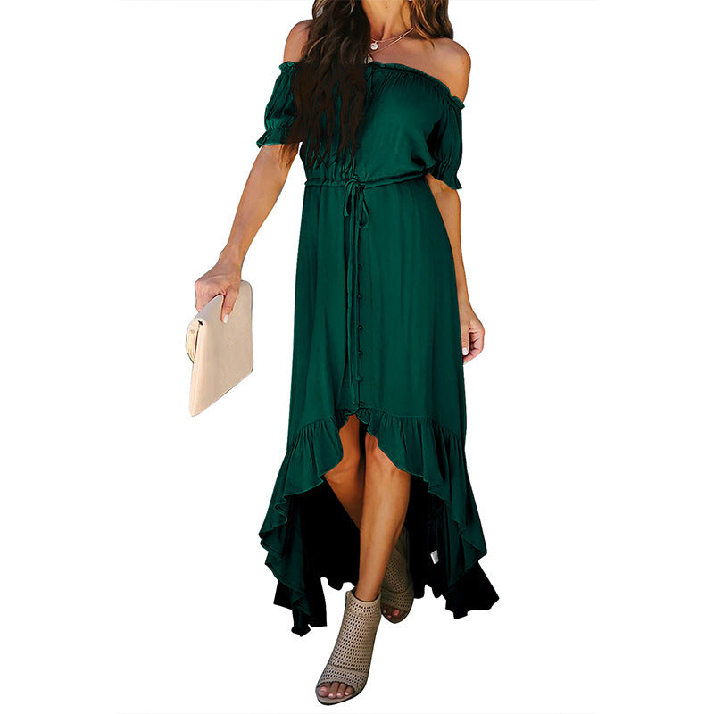 Wildly Irregular Cinched Dress