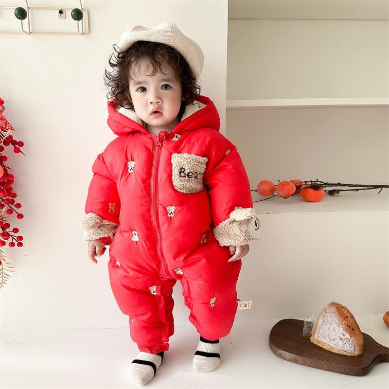 Baby Velvet Padded Coat