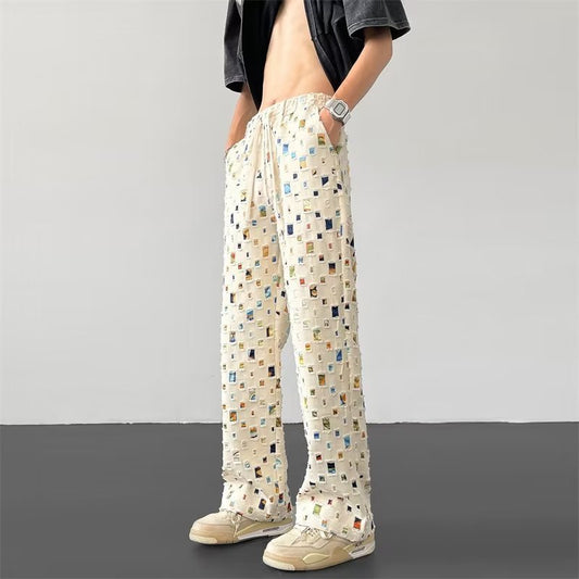 Men's Designer Straight Leg Pants