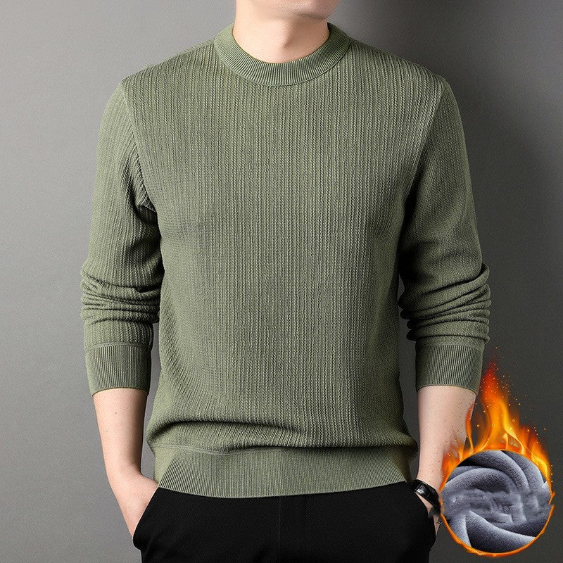 Men's Plush Pullover Sweater