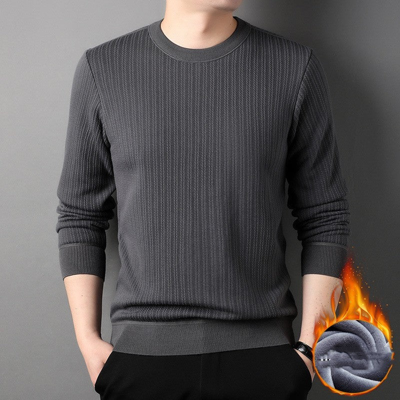 Men's Plush Pullover Sweater