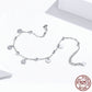 Sterling Silver/ White Gold Plated Anklet