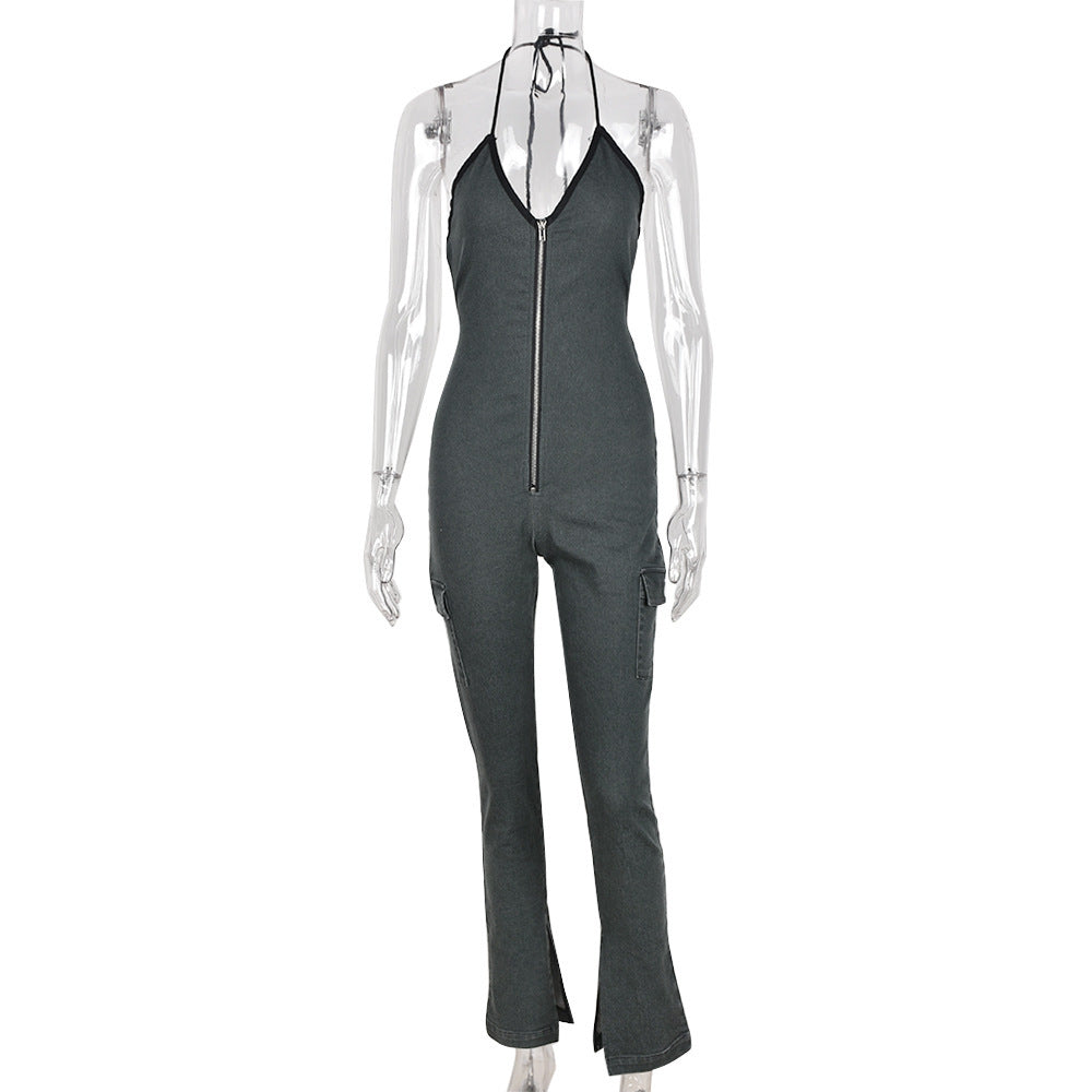 Women's Split Leg Jumpsuit