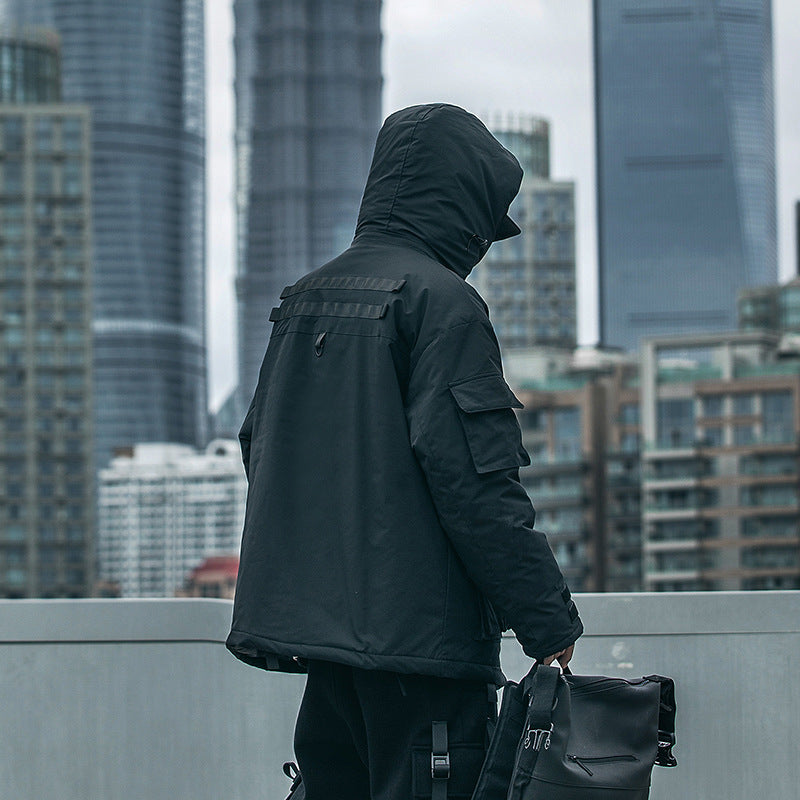 Men's Cotton Hooded Winter Jacket