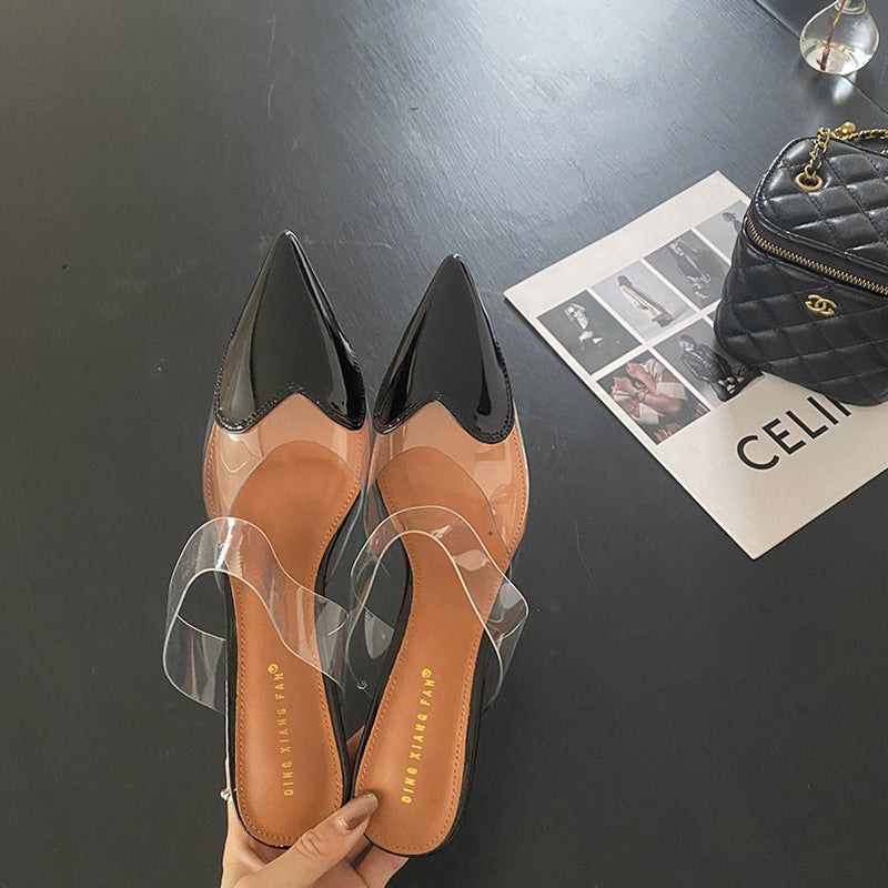 Transparent Stiletto High Heels