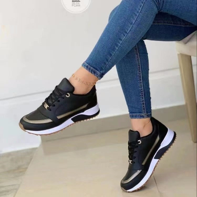 Women Round Toe Walking Sneakers