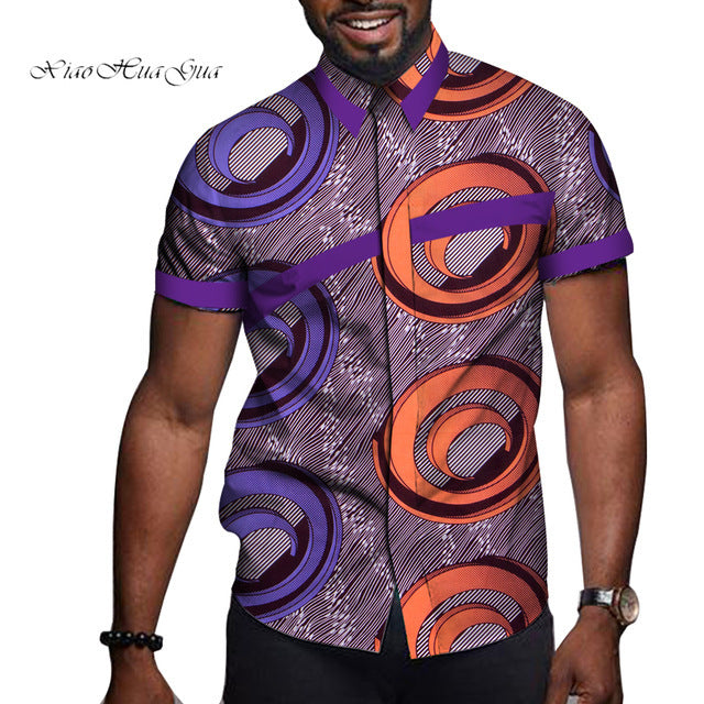 Men's African Print Sports Shirt