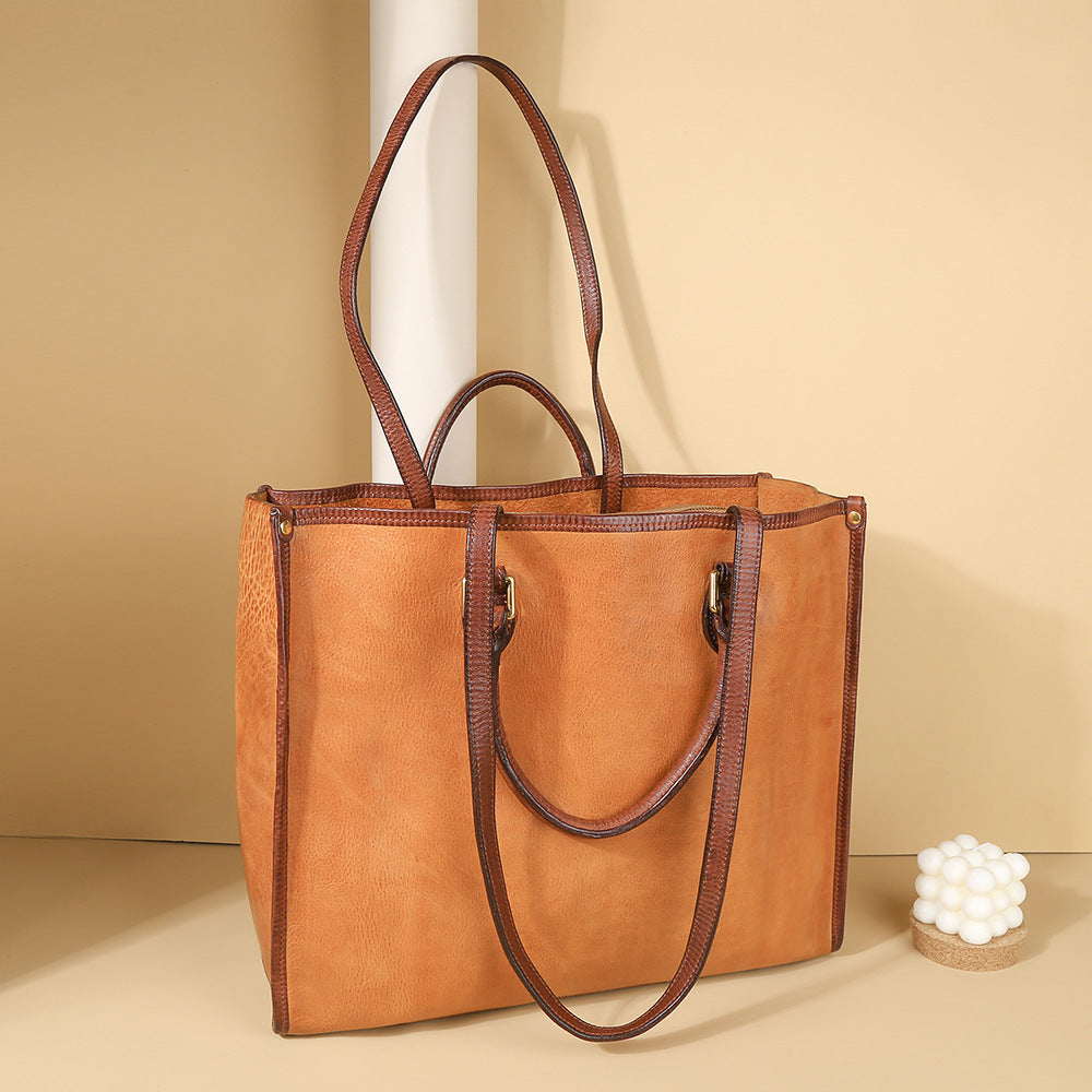 Women's Retro Leather Multi-functional Shoulder Bag