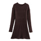 Women's Ribbed Sweater Dress