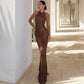 Women's Sexy Backless Fitted Dress