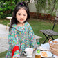 Girls' Cotton Dress w/Bow