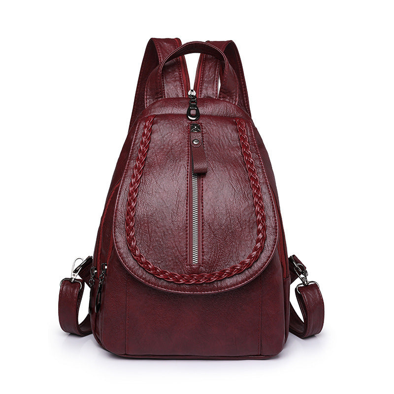 Soft Leather Backpack
