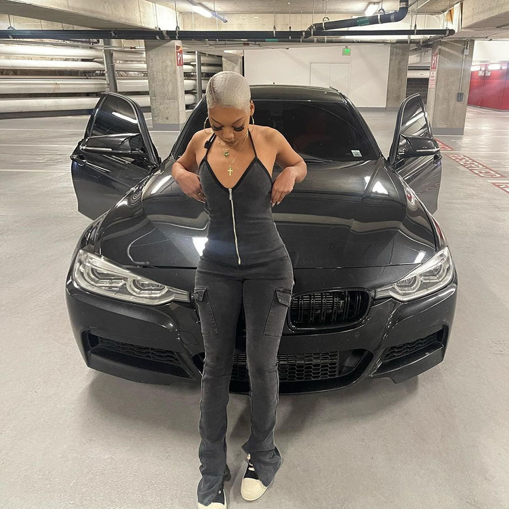 Women's Split Leg Jumpsuit