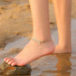 Zircon Letters Anklet