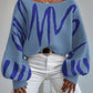 Lantern Sleeved Pullover Sweater