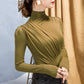 Women's Designer Mock Turtle Neck Top