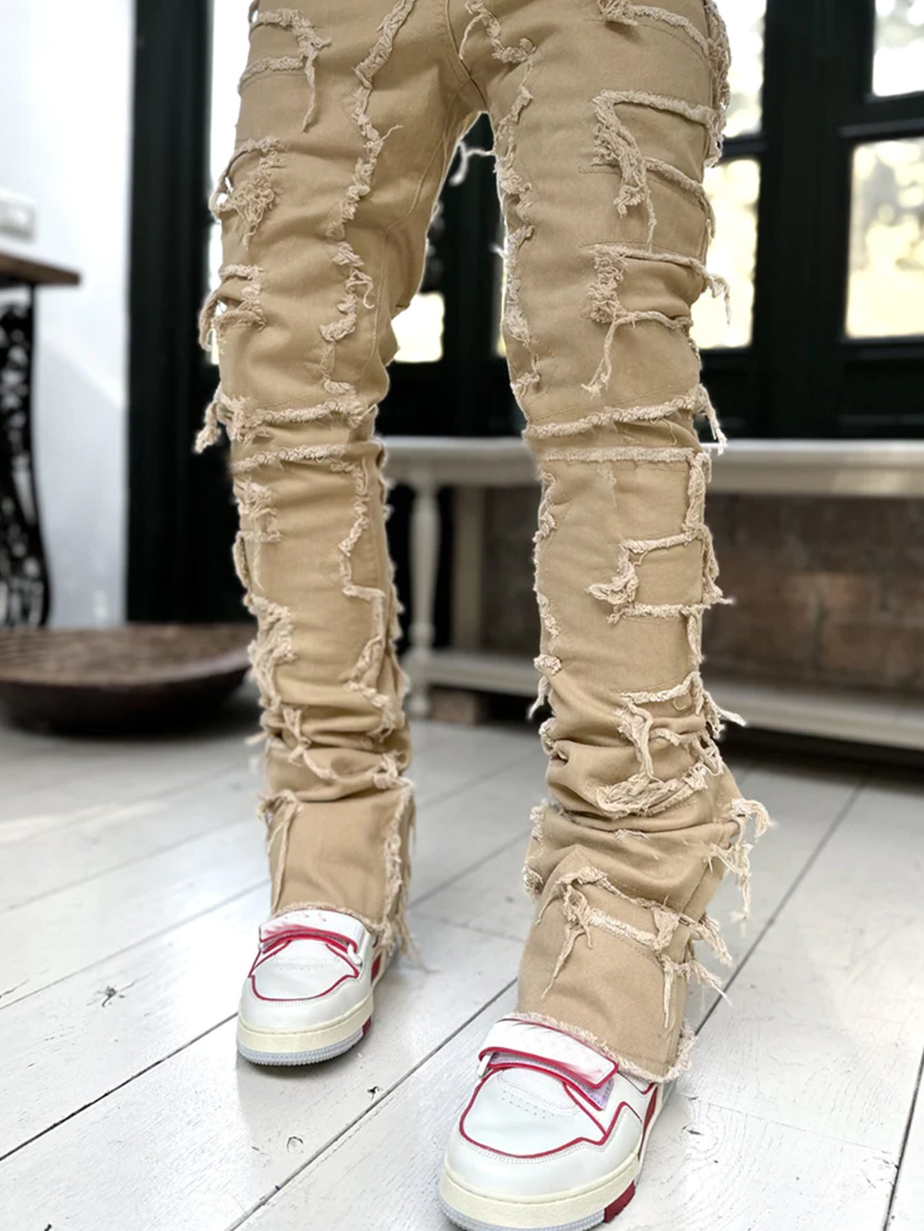 Men's Stacked fitted Jeans