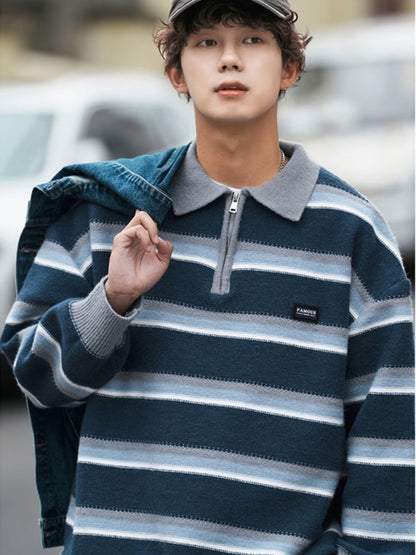 Niche Knitted Top For Men