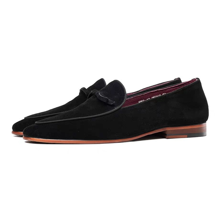 Men's Suede Leather Business Casual Slip-on