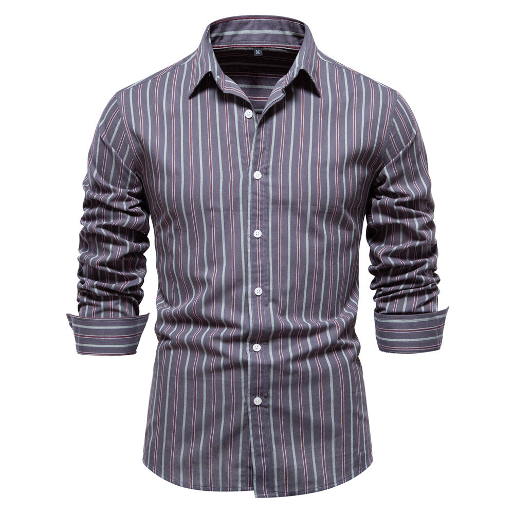 Men's Striped Cotton Sport shirt