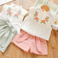 Girls Trendy Cotton 2Pcs Set