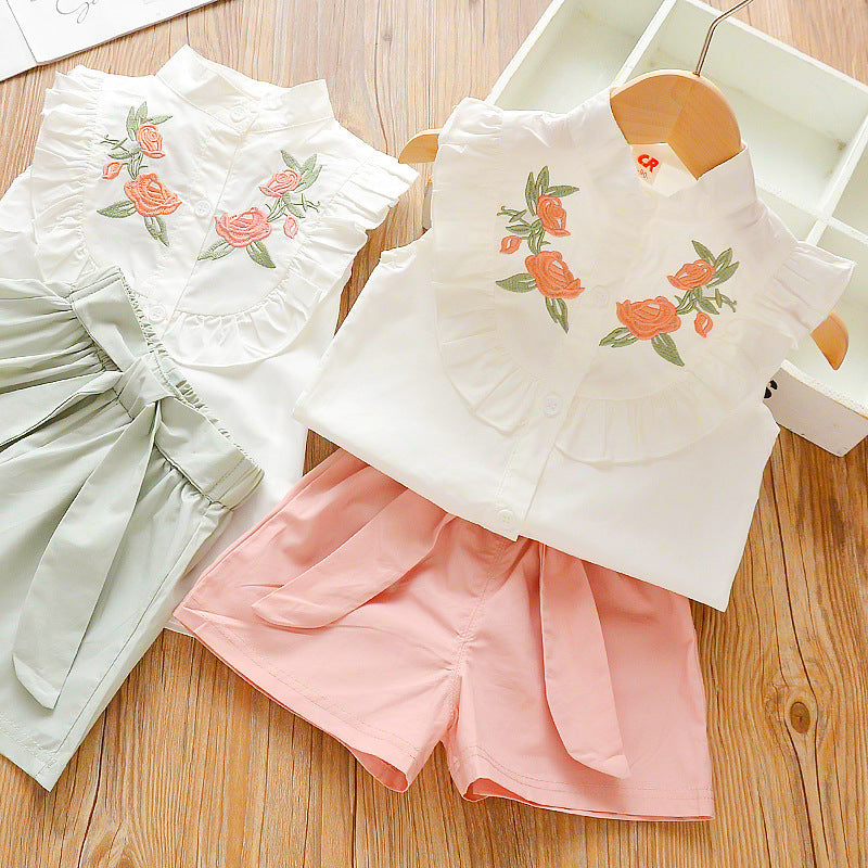 Girls Trendy Cotton 2Pcs Set