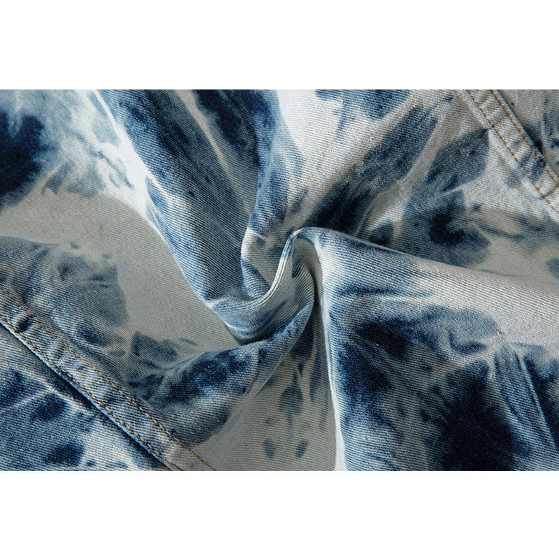 Tie-dye Denim Jacket