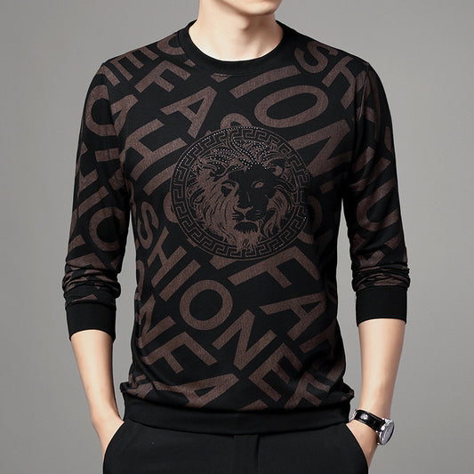 Men's Fleece Long Sleeves T-Shirt