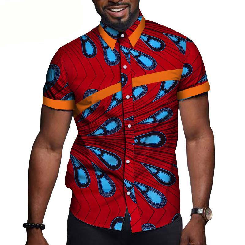Men's African Print Sports Shirt