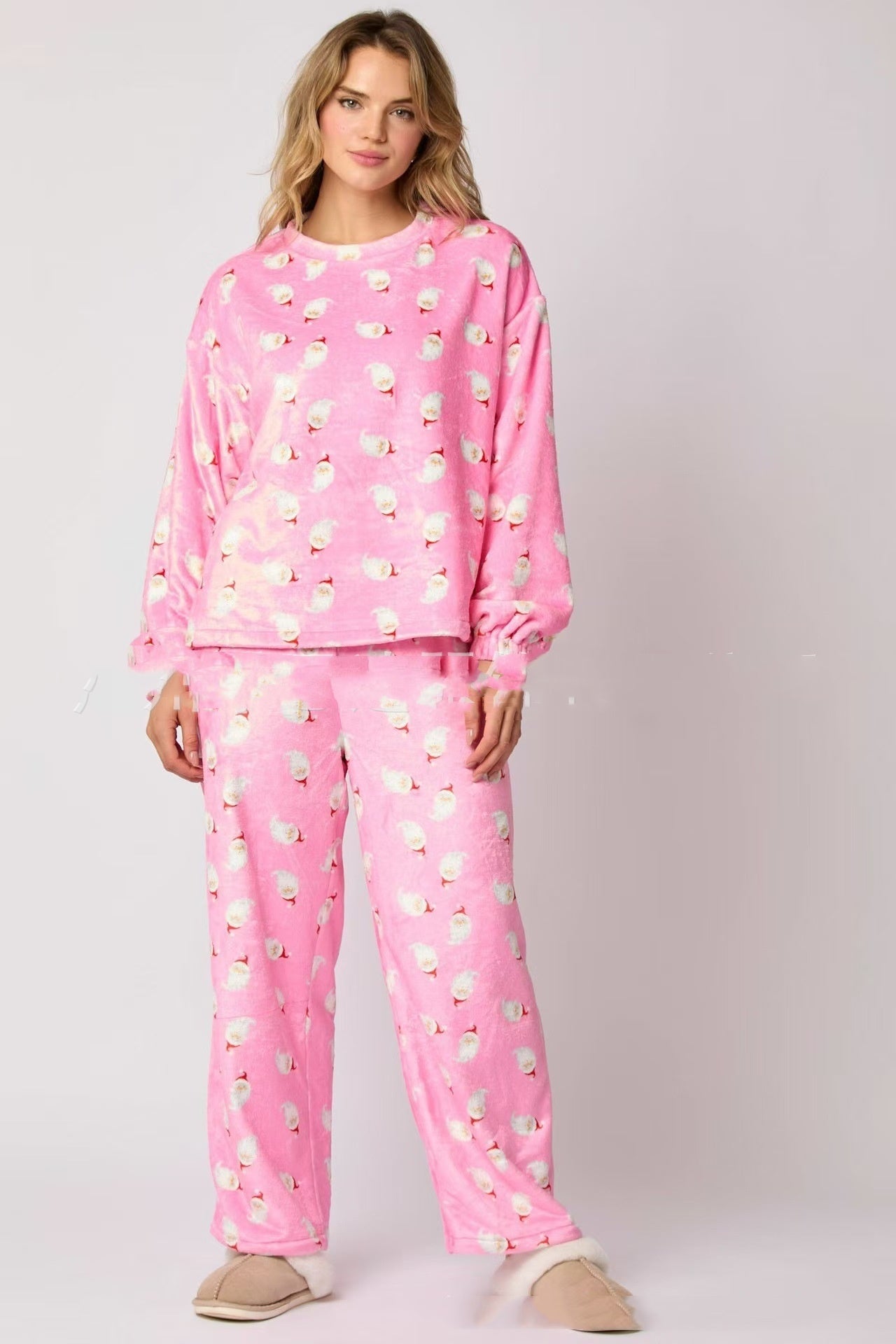 Women's Flannel Christmas Pajama Set