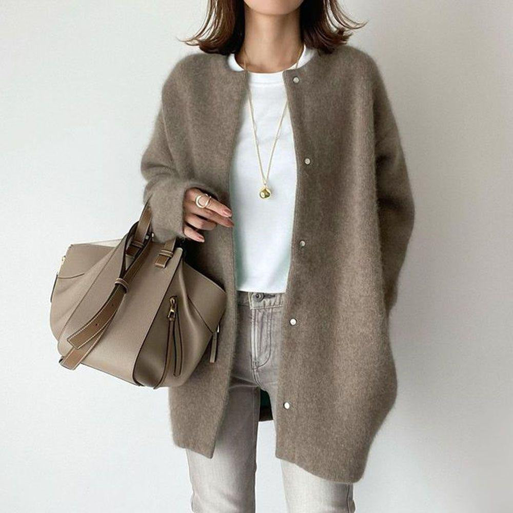 Single Breasted Knitted Cardigan
