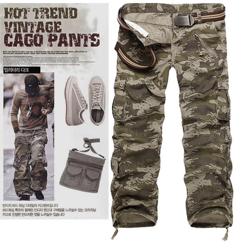 Men's Camouflage Cargo Trousers
