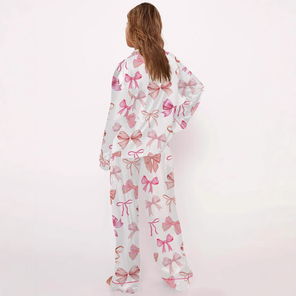 Ladies Printed  Pajamas Set