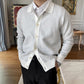 Lapel Knitted Fashion Sweater Cardigan For Men
