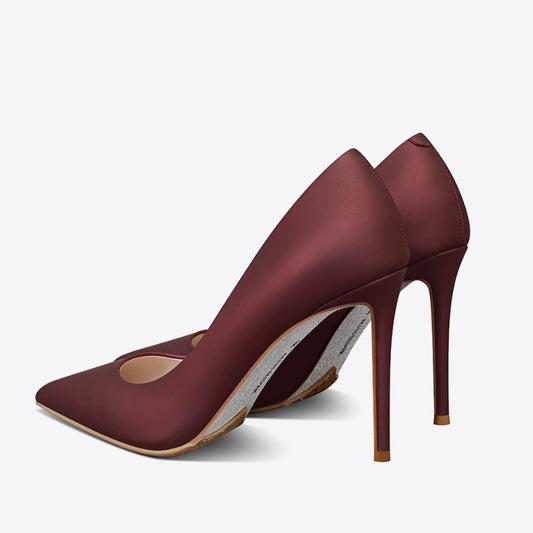 Ladies' Sheep Skin Stiletto Pumps