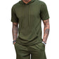 Men's Hooded T-shirt Set