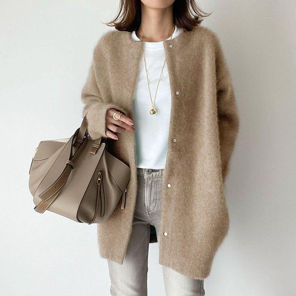 Single Breasted Knitted Cardigan