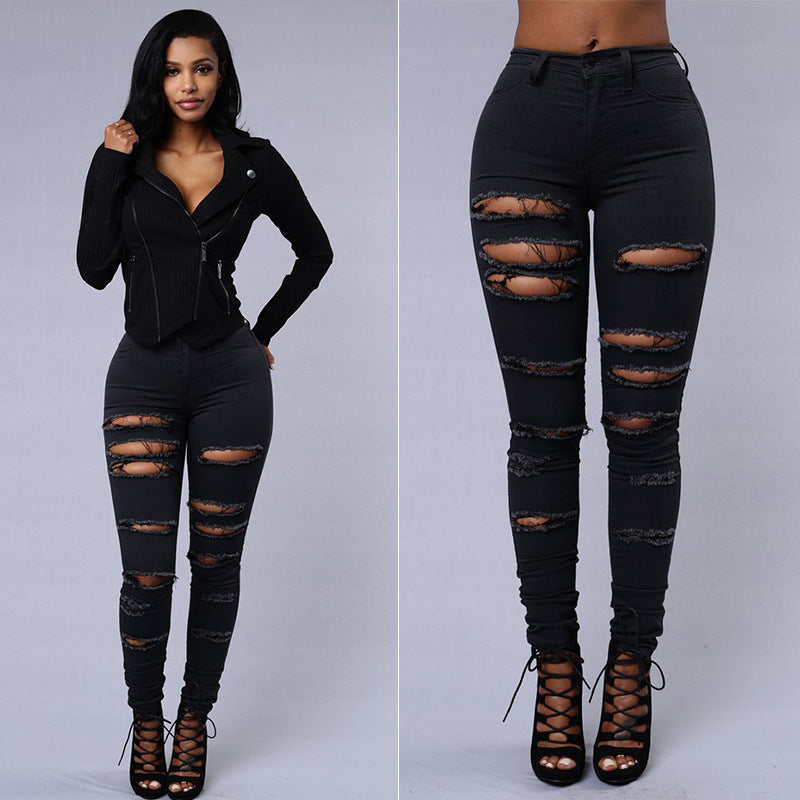 Women's Ripped Skinny Jeans