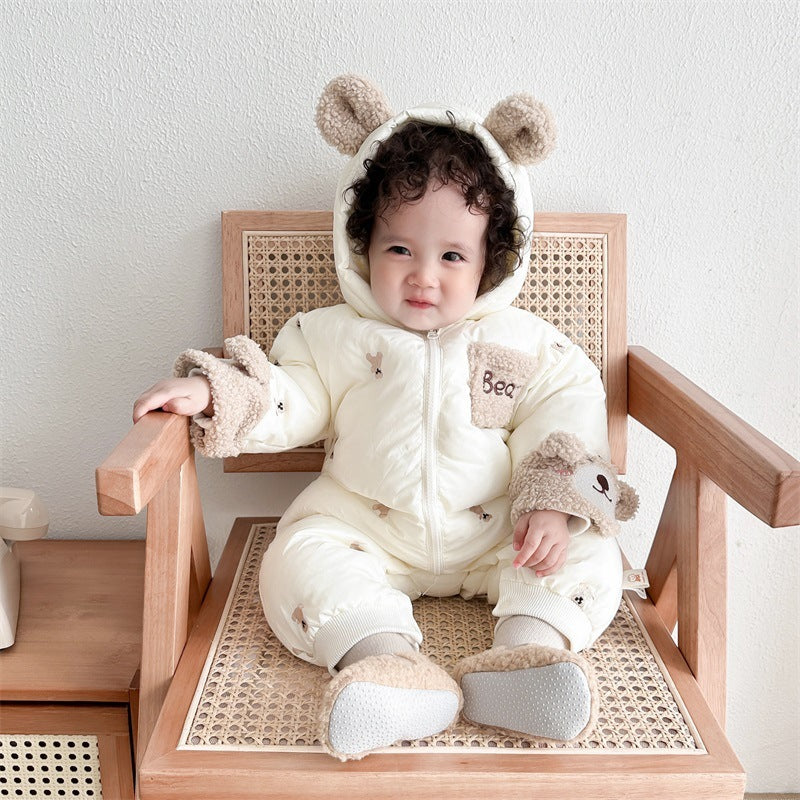 Baby Velvet Padded Coat