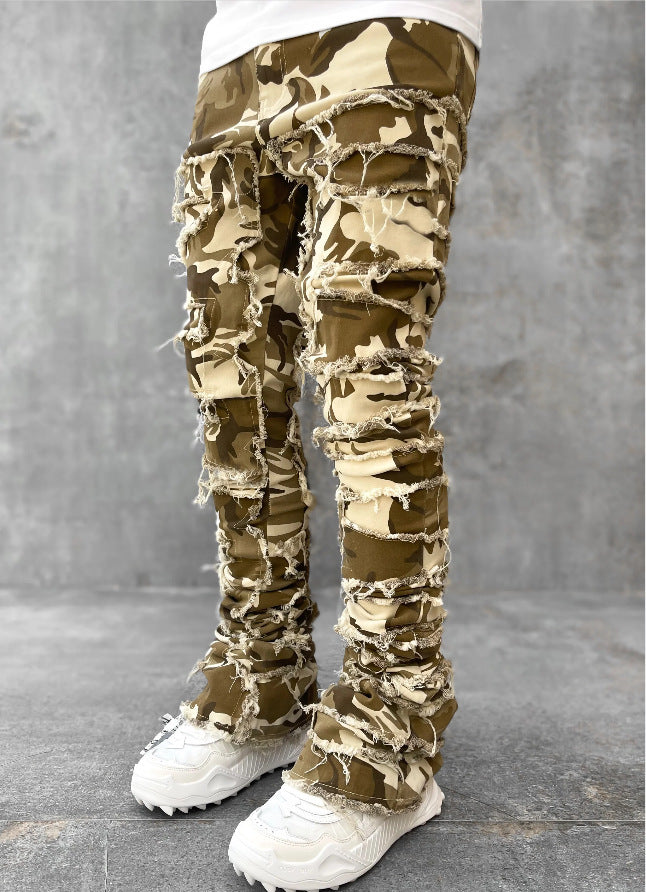 Men's Stacked fitted Jeans