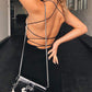 Women's Cross Back Bodycon Dress