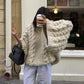 Wide Sleeves Knitted Sweater