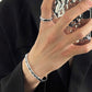 Dark Bracelet Ring Set